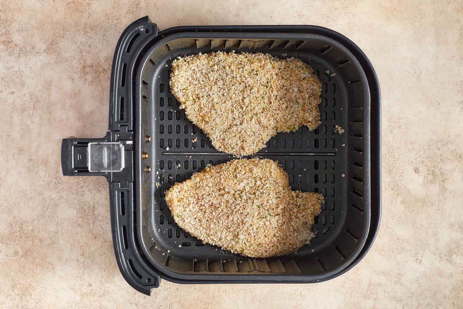 Schnitzel de muslo de pollo en airfryer 5 Schnitzel de muslo de pollo6
