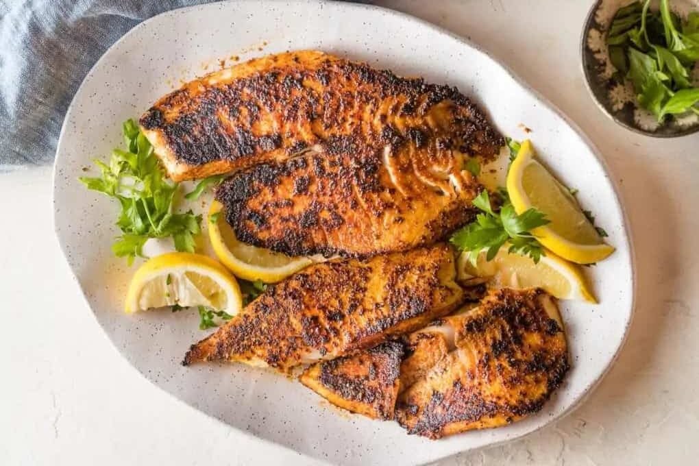Tilapia con limón y pimienta en freidora de aire 7 Tilapia con limón y pimienta6