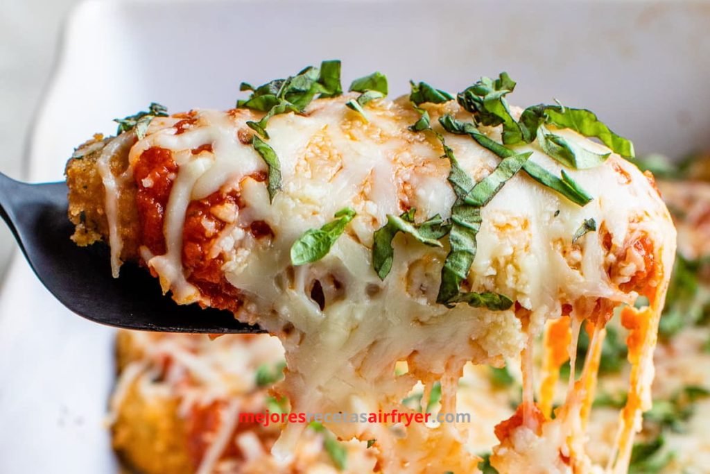 Tiras De Pollo A La Parmesana en la Freidora de Aire
