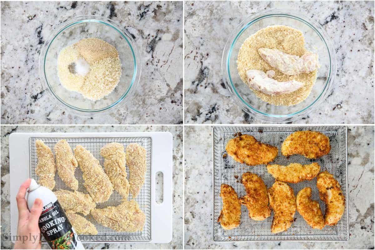 Tiras de pollo en freidora de aire 4 Tiras de pollo3