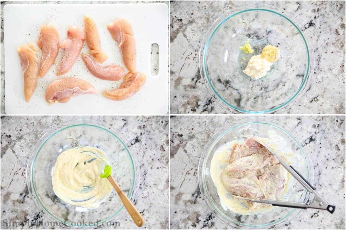 Tiras de pollo en freidora de aire 3 Tiras de pollo4