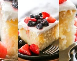 Torta de Limón con Frutos Rojos