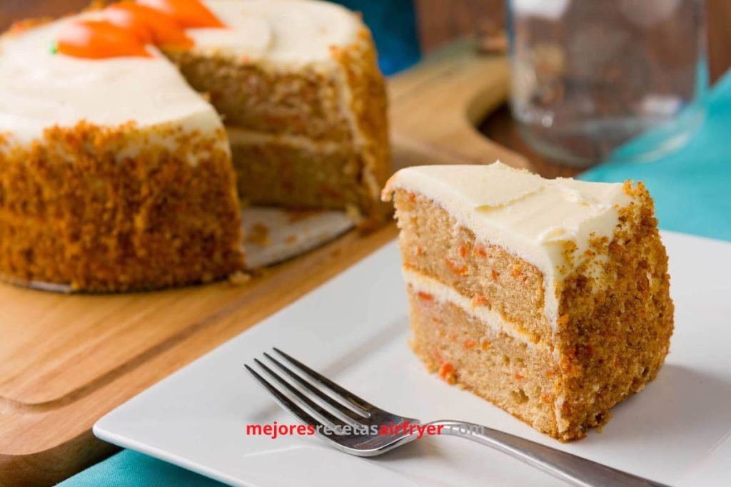 Torta de Zanahoria y Naranja en la Freidora de Aire