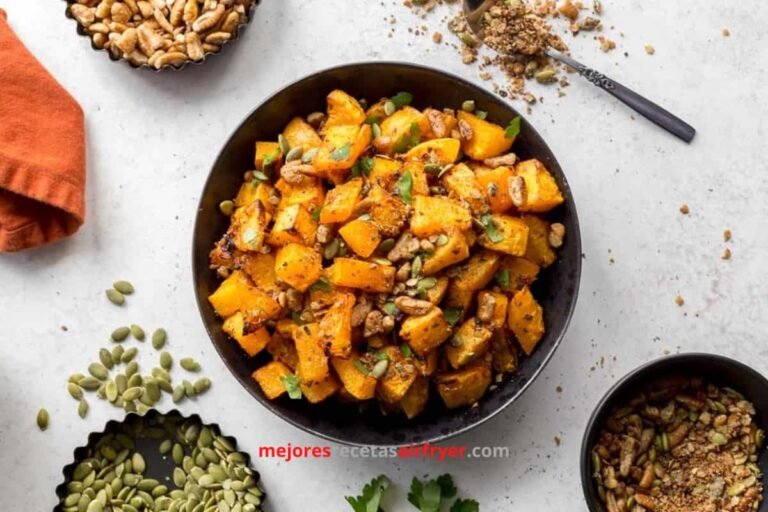 Trozitos de Calabaza Moscada en la Freidora de Aire