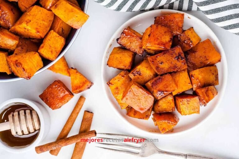 Trozitos de Camote con Miel y Canela en la Freidora de Aire