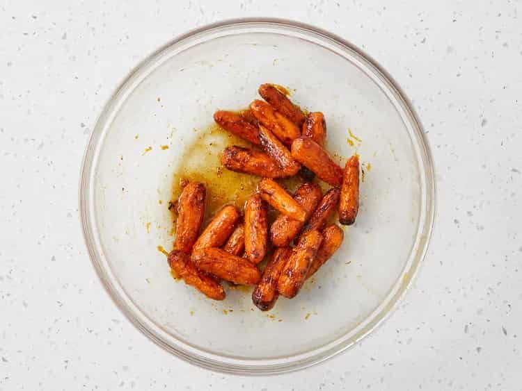 Zanahorias dulces y picantes en freidora de aire 5 Zanahorias dulces y picantes 1