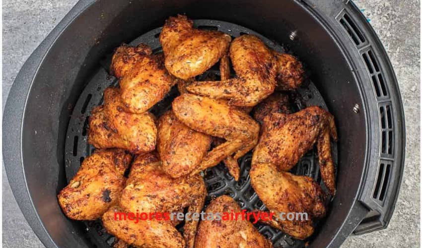 Alitas de Pollo Rancheras en la Freidora de Aire 2 alitas de pollo rancheras en la air fryer