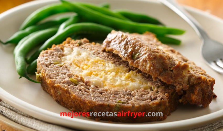Receta Rollo de Carne Relleno en la Freidora de Aire 2 cómo preparar Rollo de Carne Relleno en la Freidora de Aire