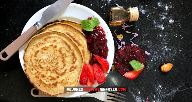 como preparar la Receta de Pancakes en Freidora de Aire