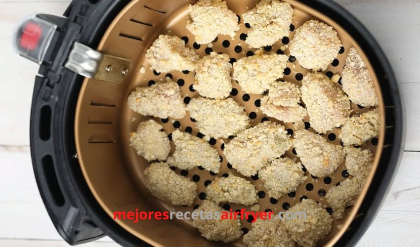 Receta Nuggets de Pollo en la Freidora de Aire 2 deliciosos Nuggets de Pollo en la Freidora de Aire