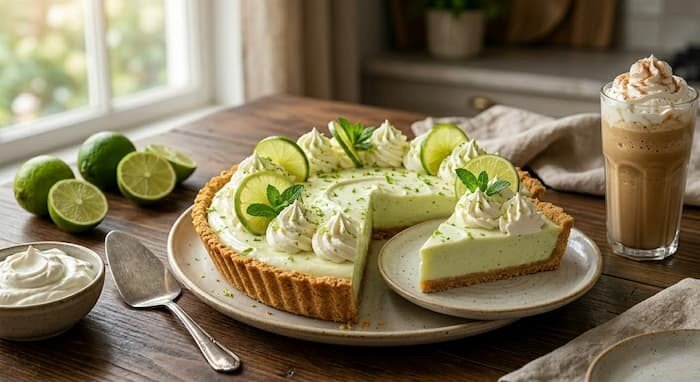 foto Qué servir junto a esta refrescante tarta de lima 