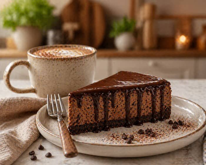 ideas para acompañar Cheesecake con brownie de chocolate