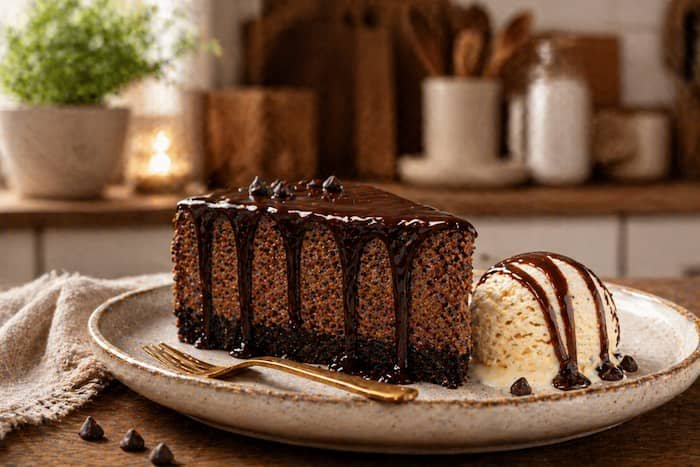 ingredientes cheesecake con brownie de chocolate