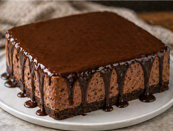 preparacion Cheesecake con brownie de chocolate17