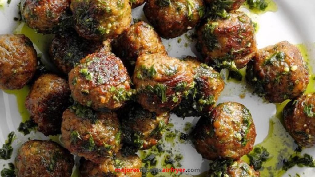 Alimentos congelados que no Sabías que puedes freír al aire 6 receta Albóndigas Congeladas airfryer