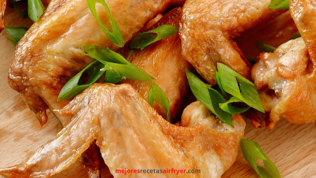 receta Alitas de pollo con Freidora de Aire