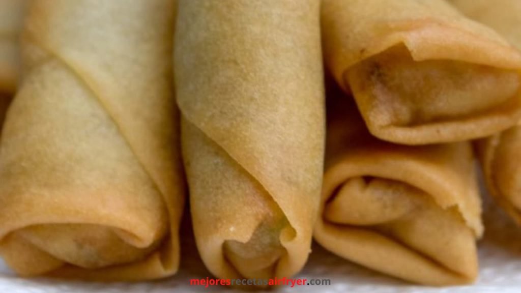 Alimentos congelados que no Sabías que puedes freír al aire 7 receta Rollos de huevo congelados airfryer