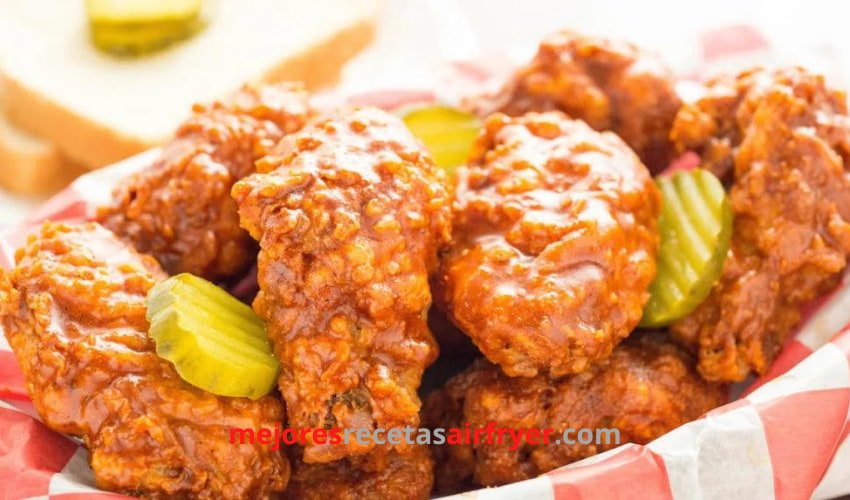 Receta Trocitos de Pollo Nashville sin gluten en Air Fryer