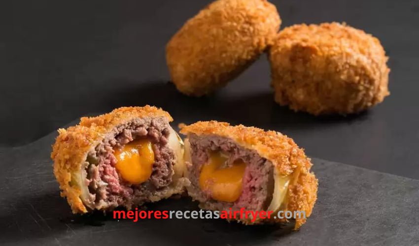 Aros de Cebolla Rellenos de Carne Molida en la Freidora de Aire 3 receta de Aros de Cebolla Rellenos de Carne Molida en air fryer