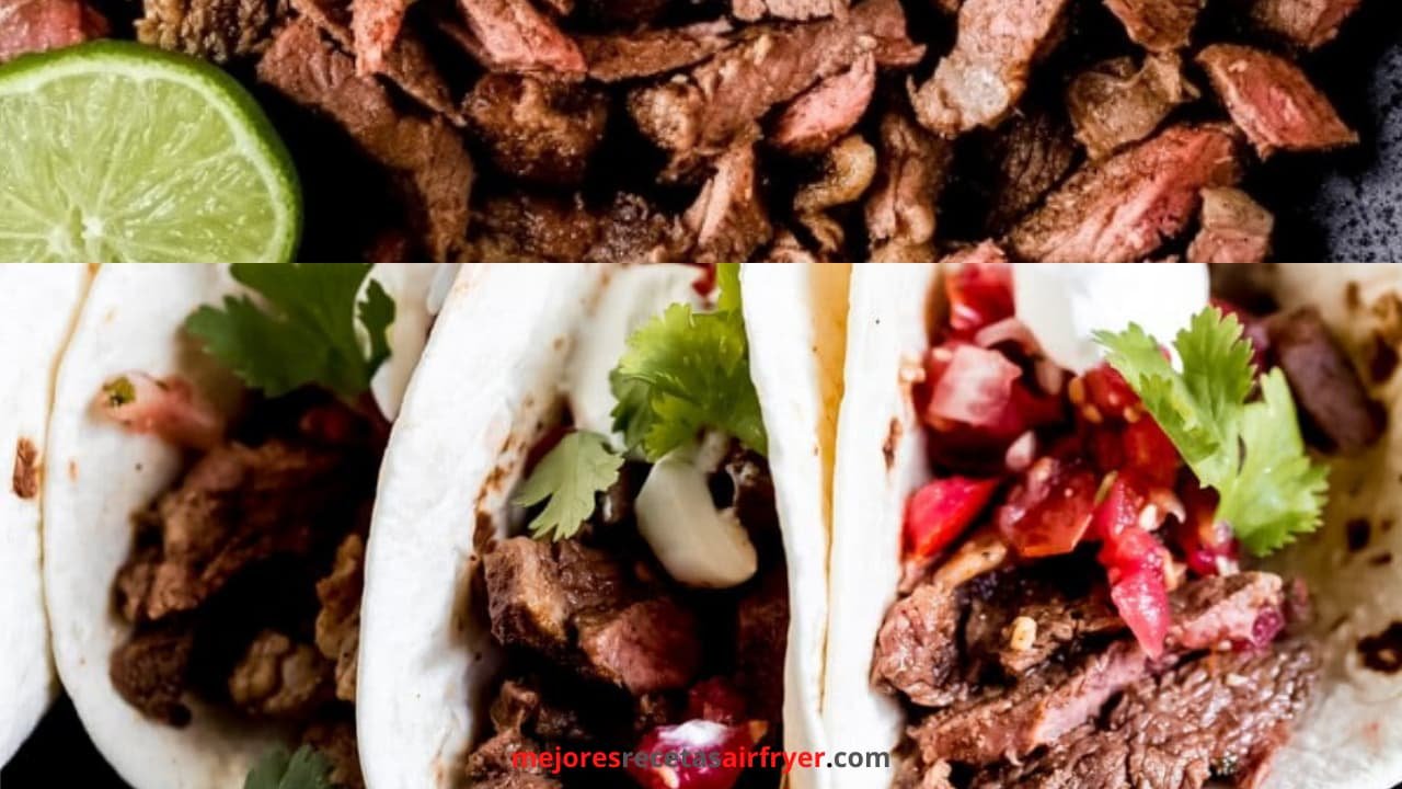 Tacos de Bistec con Freidora