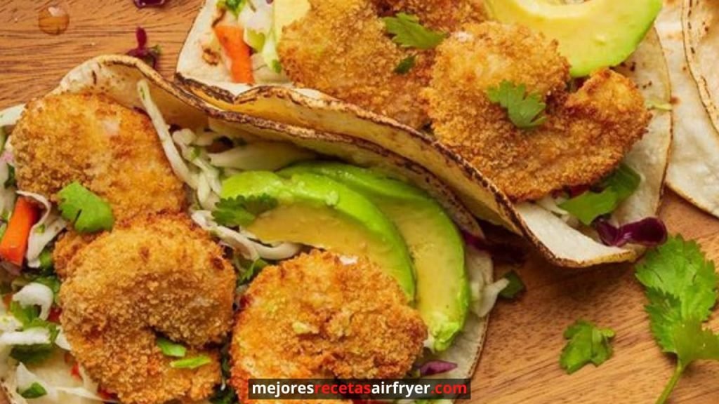 receta de Tacos de camarones con ensalada de repollo