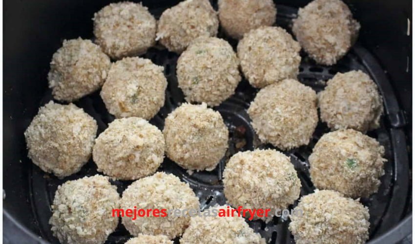 Arancini de Quinua Rellenos de Queso en la Freidora de Aire 2 receta de arancini de quinoa en air fryer
